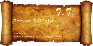 Torkos Tícia névjegykártya